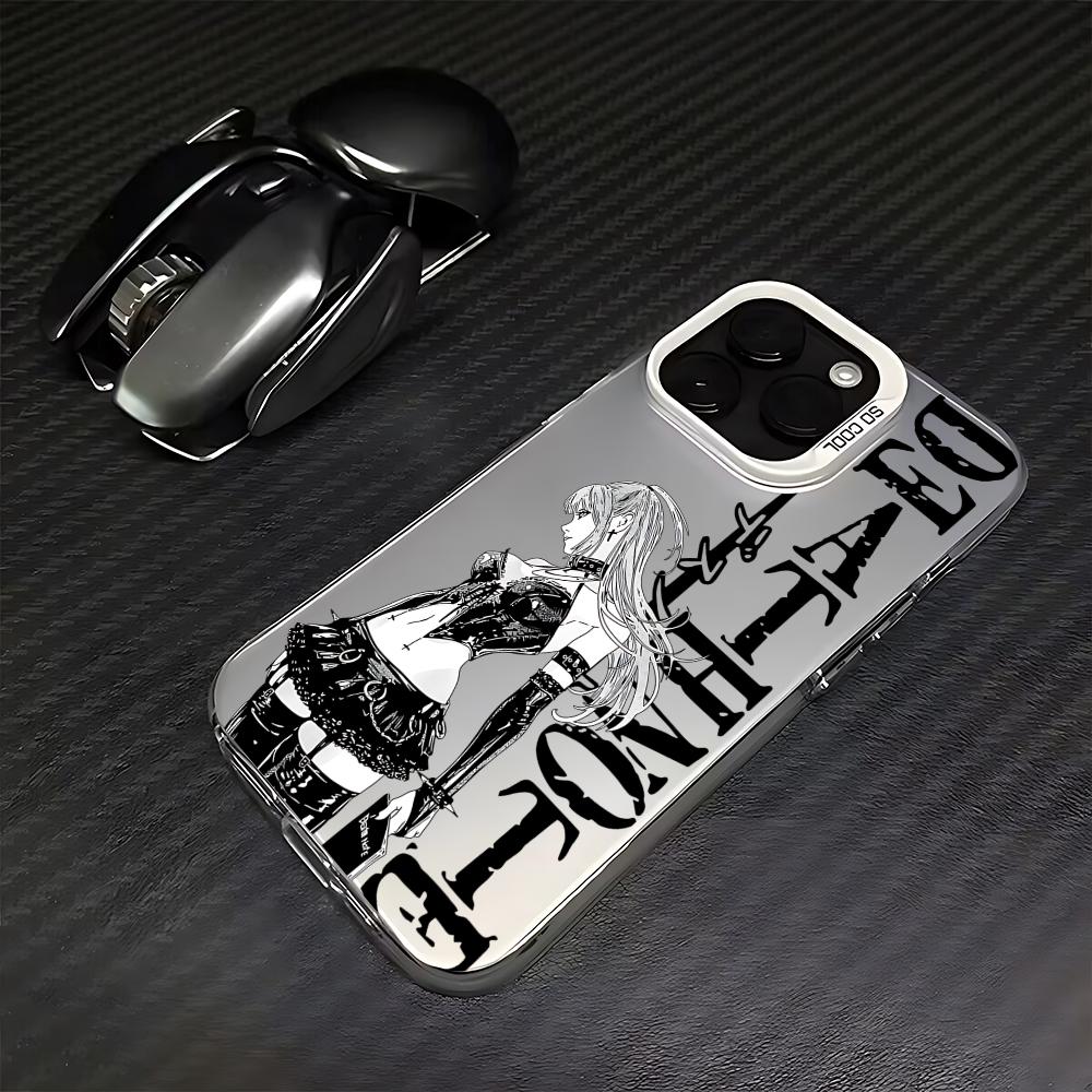 Anime Death Note Phone Case For iPhone 17 Air 16 E 15 14 13 12 11 Pro Max Plus Mini SE2020 2022 Anti Fall Matte Back Cover