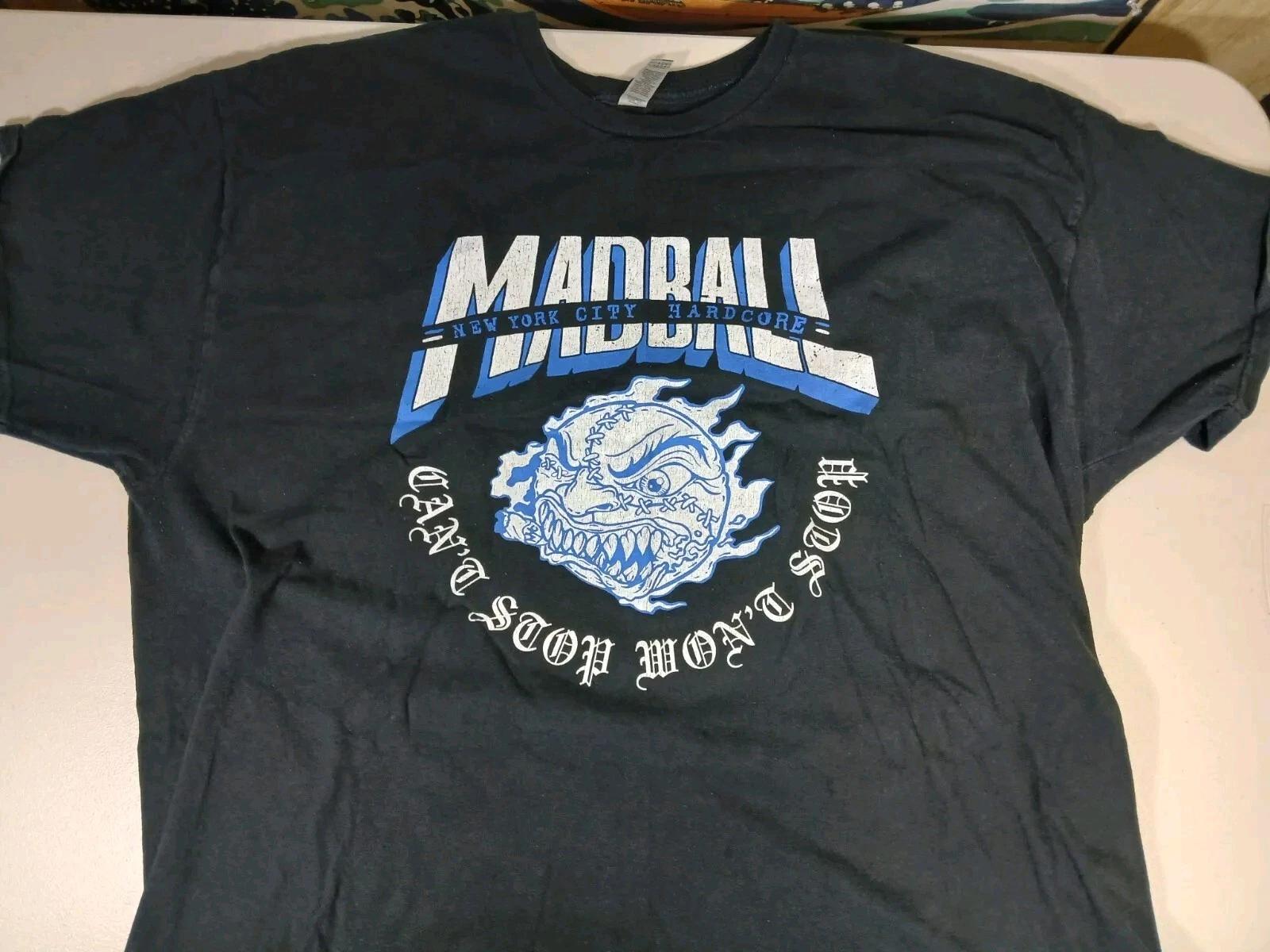 MADBALL Can t Stop Won t Stop Band T Shirt 3XL NYHC Hardcore Punk Legends M