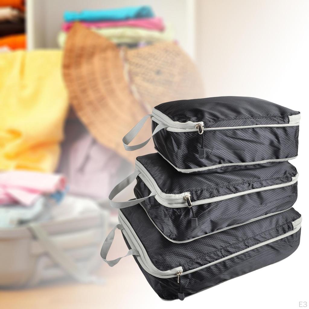 Packing , Lightweight Durable Foldable Compressible Toiletry Luggage Organizer Travel for