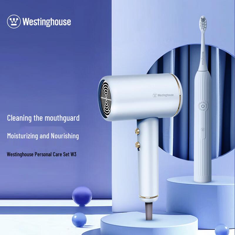 

Westinghouse W3 Hair Dryer & Electric Toothbrush Set