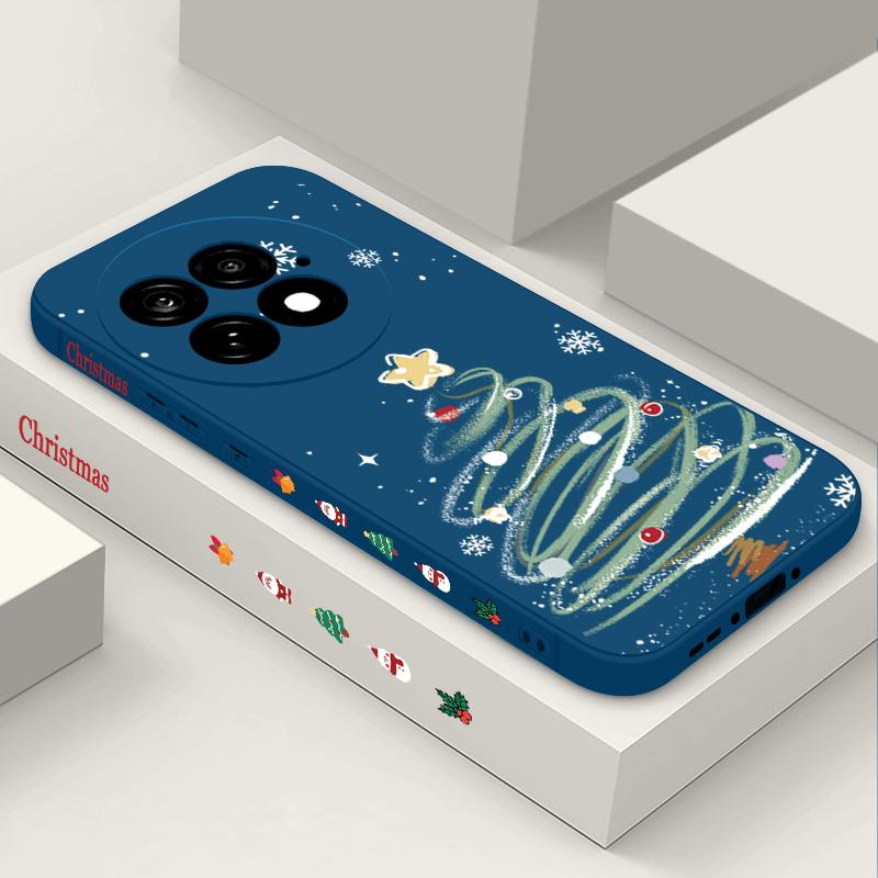 

Мультяшный чехол для телефона с рождественской елкой для OnePlus 13 12 13R 12R 11R 5G, противоударный, мягкий, из ТПУ, силиконовый чехол для OnePlus Ace 5 3 2 OnePlus Ace 2