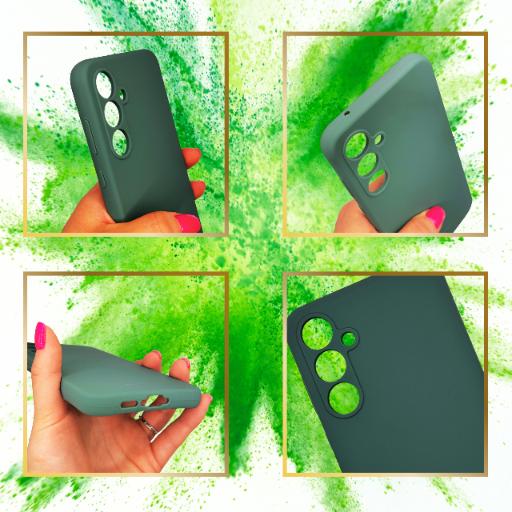 Etui Mercury Silicone Do Galaxy A35, Zielone