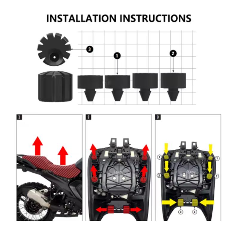 Motorcycle Accessories Rider Seat Saddle Height Adjustment Kit 10mm For BMW R1300GS R1300 GS Adventure GS1300 ADV 2023 2024 2025