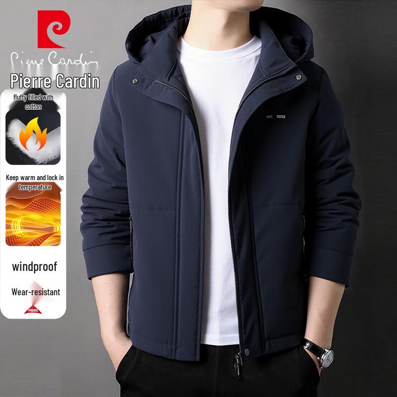 

Pierre Cardin Men s Winter Hooded Padded Jacket XL