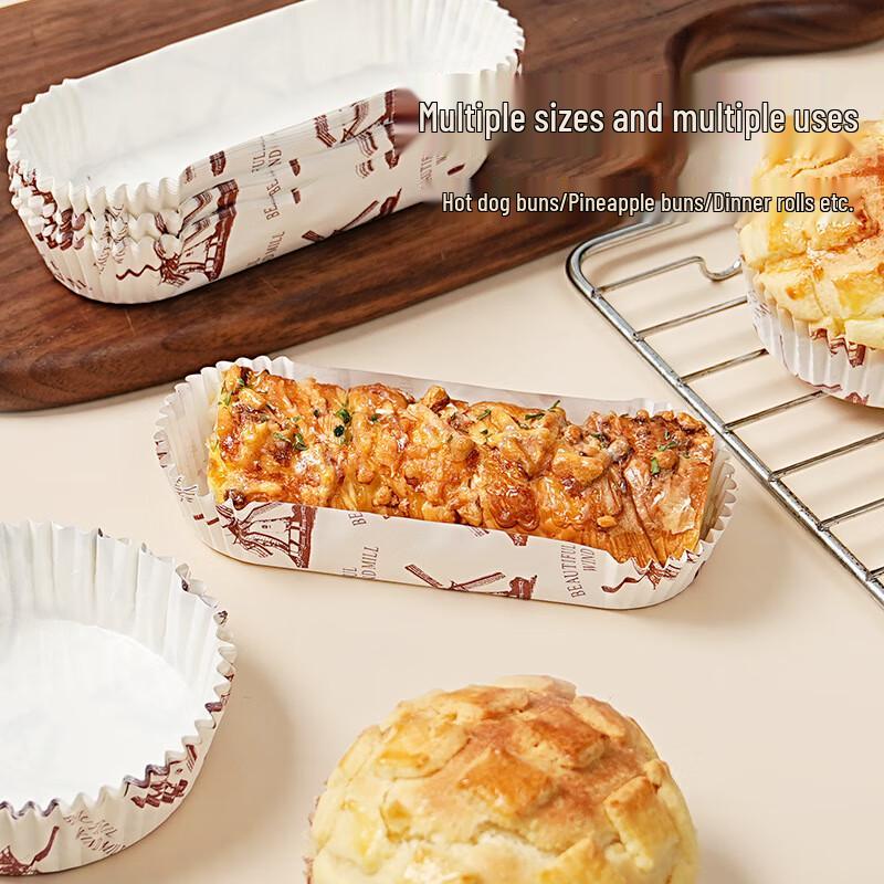 Non-stick Boat-shaped Baking Paper Liners