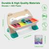 Wooden Touch Play Piano with Light & Music insert socre Music Score early learning Educational Toys for 12 months Baby Gifts