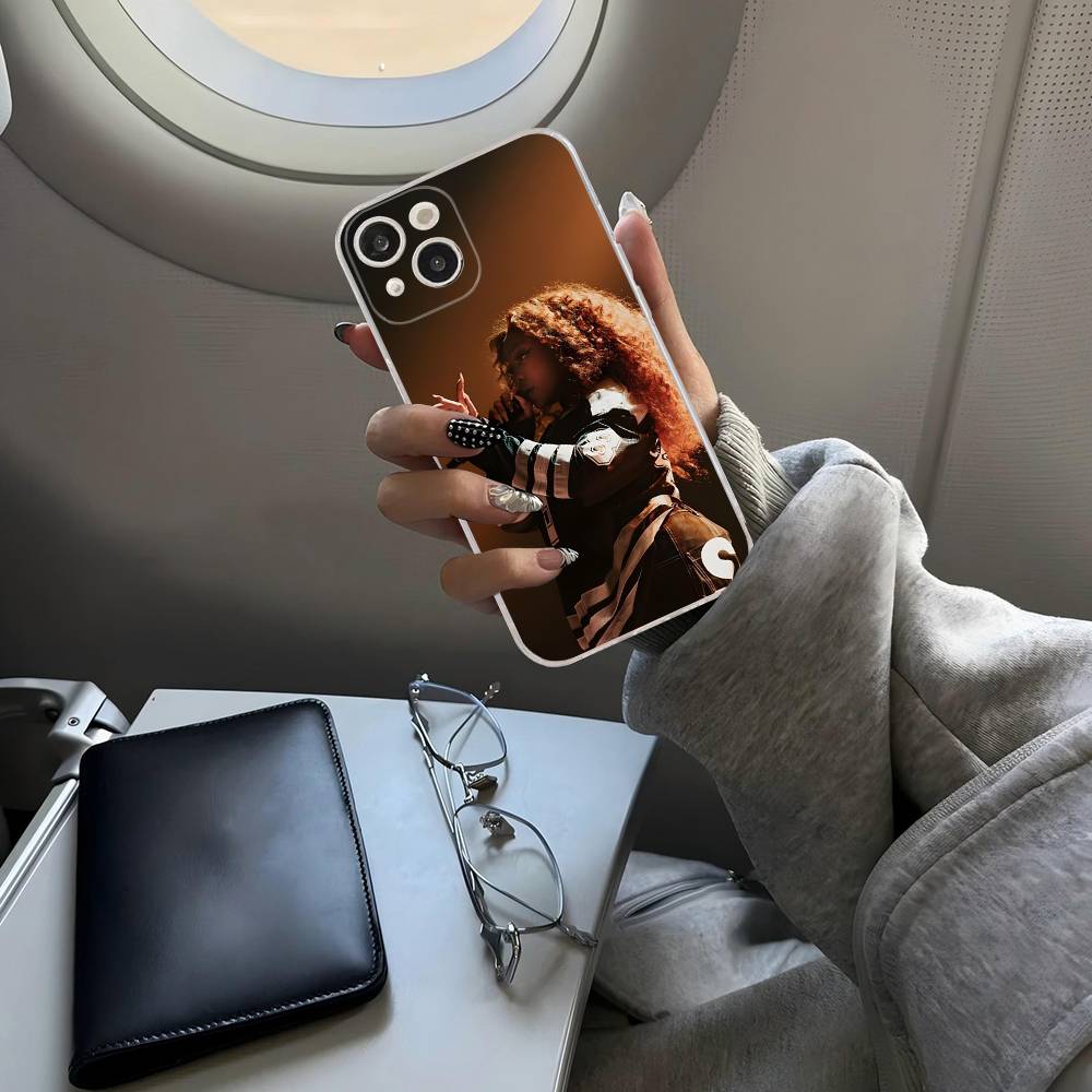 Singer SZA SOS Phone Case For IPhone 17 16 15 Plus 14 11 12 13 Mini Pro Max Mobile Case