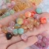 20pcs/Lots Acrylic Imitation Stone Round Beads Spacer Loose Beads for DIY Earrings Necklaces Bracelets Jewelry Making Supplies