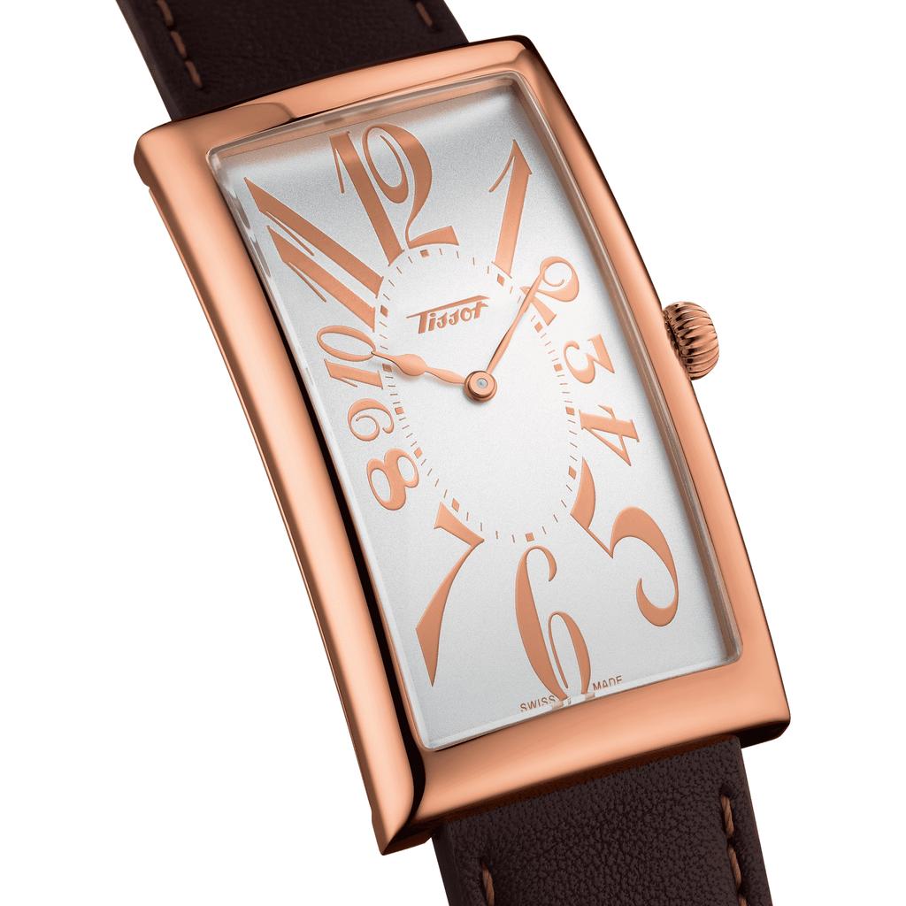 Tissot Leather Strap silver Dial Men's Fashion Watch T117.509.36.032.00