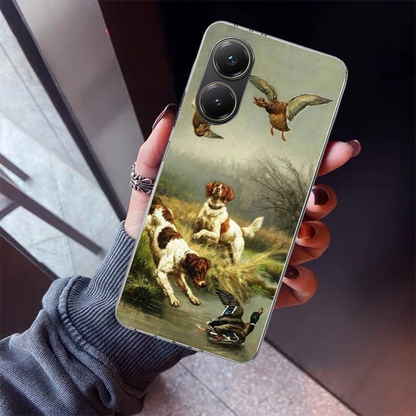 

Hunter Dog Hunting Phone Case For Xiaomi Poco X7 X6 X5 Pro F7 Ultra Redmi 15C 15 13 13C 12 12C 10 10A 10C 9 9A 9C 9T Shell Poco Redmi 9T
