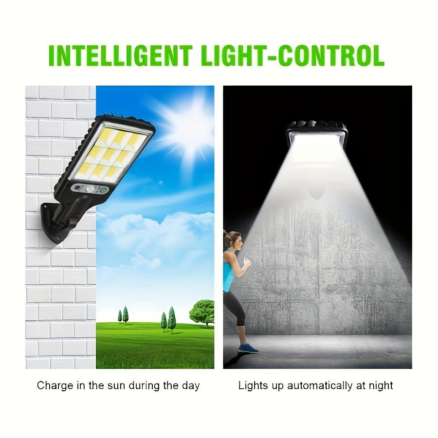 Intelligent LED solar light outdoor sensing wall light 3-mode light control decorative garden safety lighting suitable for courtyards and villas