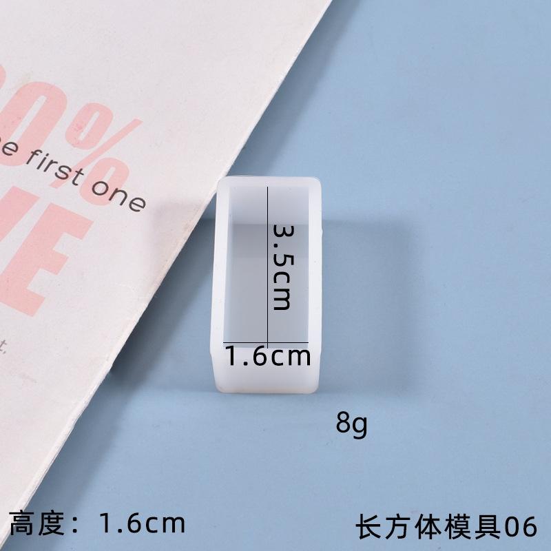 

Rectangular Silicone Mold DIY Crystal Dropping Resin Candle Mould Handmade Soap Gypsum Craft Casting Molds Home Decoration