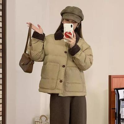New Cotton-padded Women's Winter Short Small Loose Thickened Cotton-padded Clothes Korean Version Cotton-padded Jacket