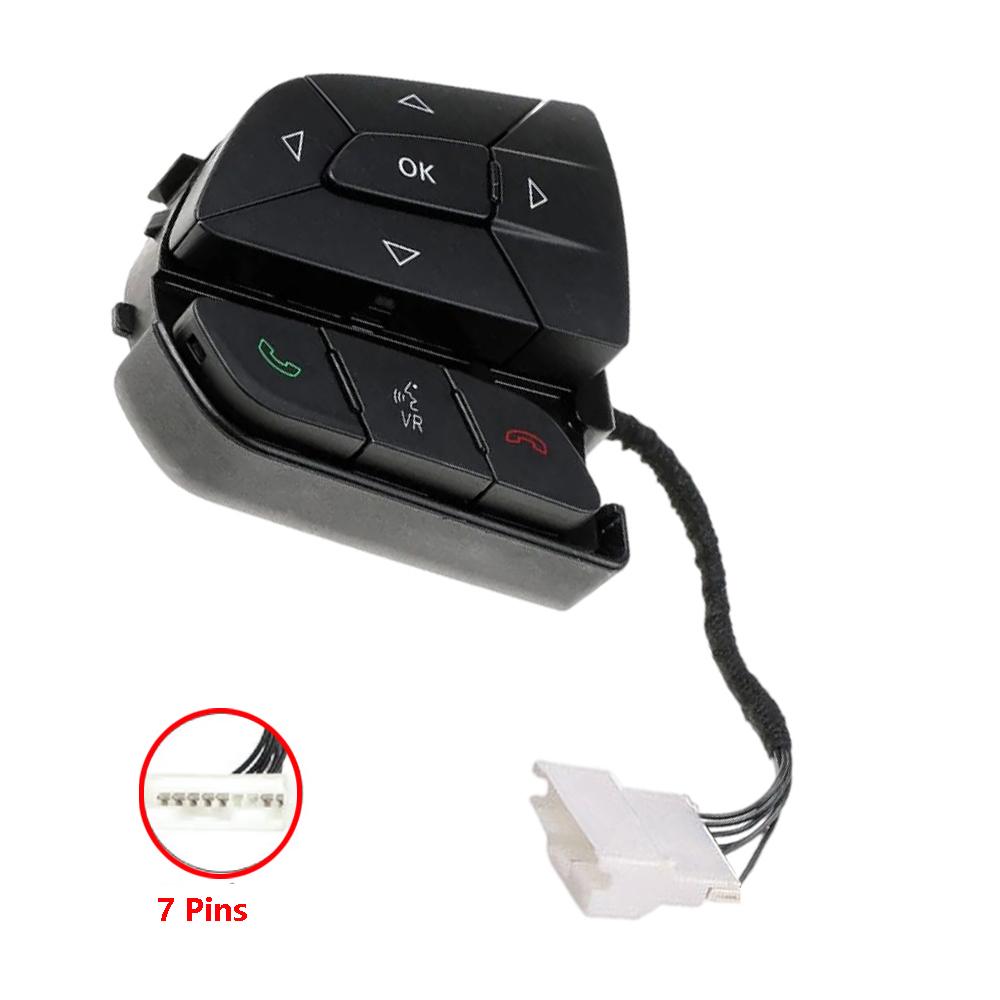 Schwarzer Lenkrad-Radiobedienschalter für Dodge Durango für Jeep Grand Cherokee 2014-2015 Ersetzen 68159639AC 68245341AA