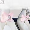 Hello Kitty Car Neck Pillow Cartoon Car Headrest Pillow Car Accessories Interior Woman Kawaii Seat Pillow