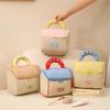 1Pcs Large Capacity Portable Handbag Cute Cottage Style Travel Cosmetic Bag Women Girls Skincare Wash Storage Toiletry Bag
