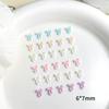 New Luminous Mini Macaron Color Bowknot Nail Art Accessories 3D Resin DIY Nail Tips