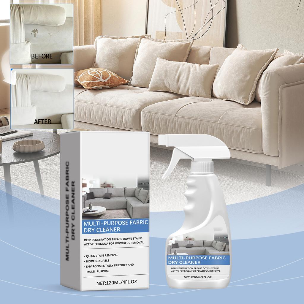 Stoffsofa-Reiniger, Haushalts-Wohnzimmer-Sofa-Stoff, Universeller Haushaltsreiniger und Fleckenentferner 120ML