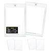 Aideaz Magnetic Loader Trading Card Case, Double-Sided Transparent Card Loader, Magnetic Holder for Protective Display, Large Capacity, Includes Two 3