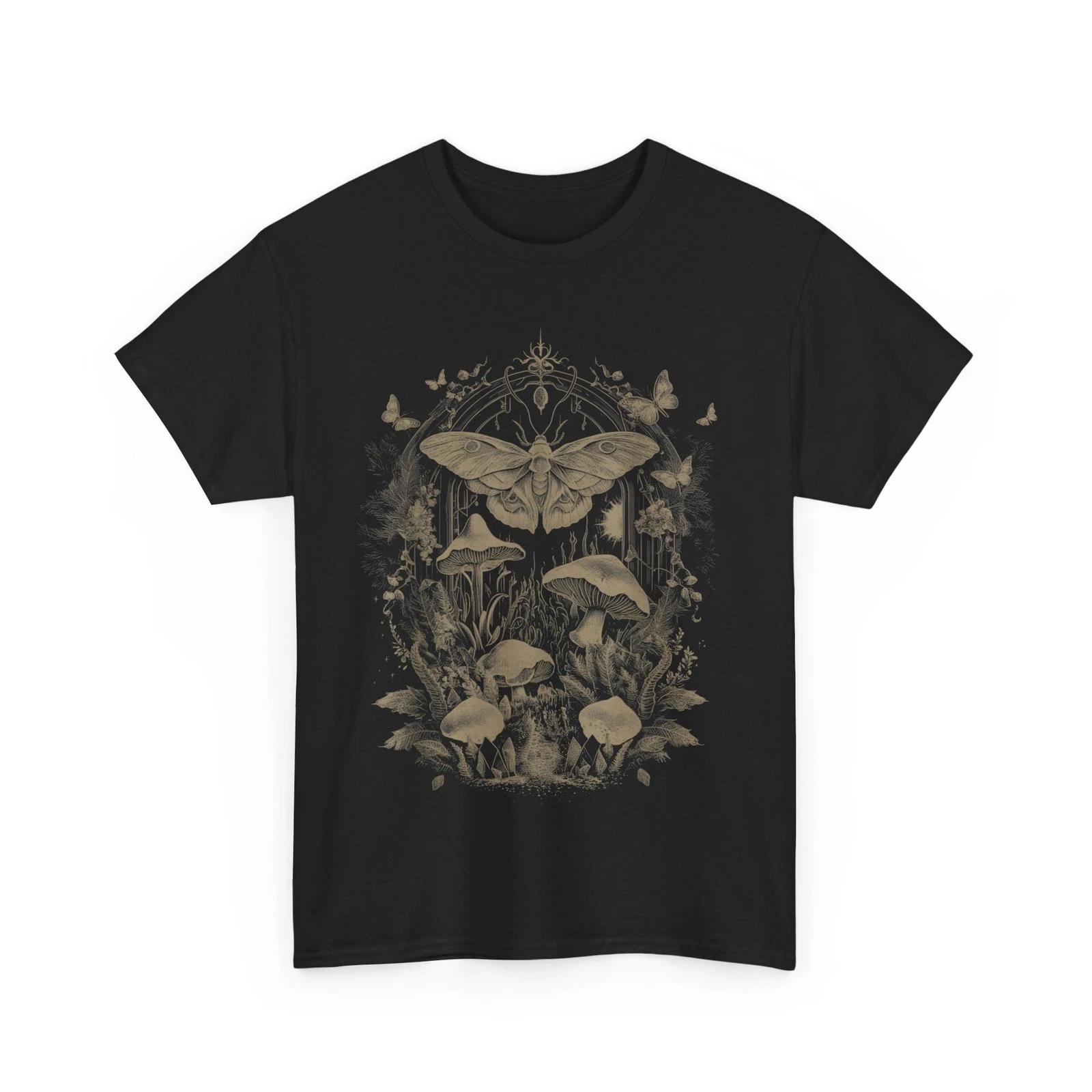Butterfly Grunge Fairycore Therian Clothing Cute Moth Aesthetic Floral T shirt L