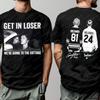 SALE Get In Loser Were Going To The Cottage Heated Rivalry Shirt Harajuku Men Clothing Oversized T Shirts for Men Regula Tops