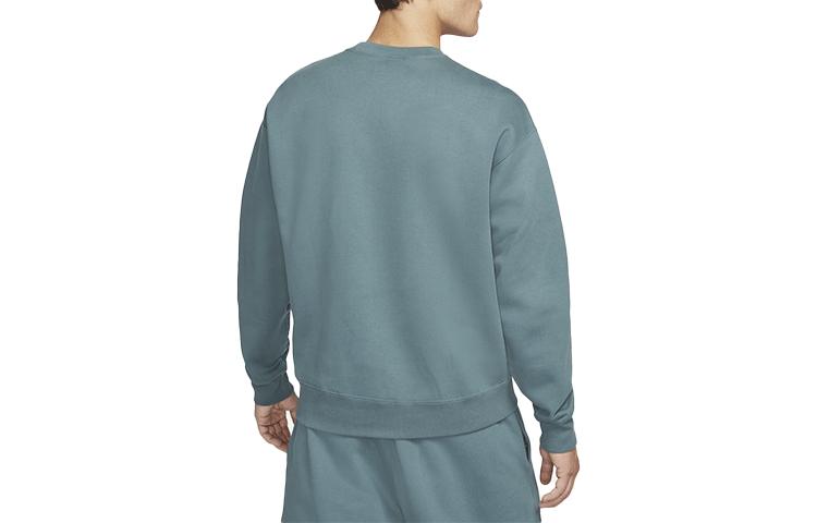 Nike Sweatshirts Men's Dark Green Crew Neck Moderate Regular DA0318-387