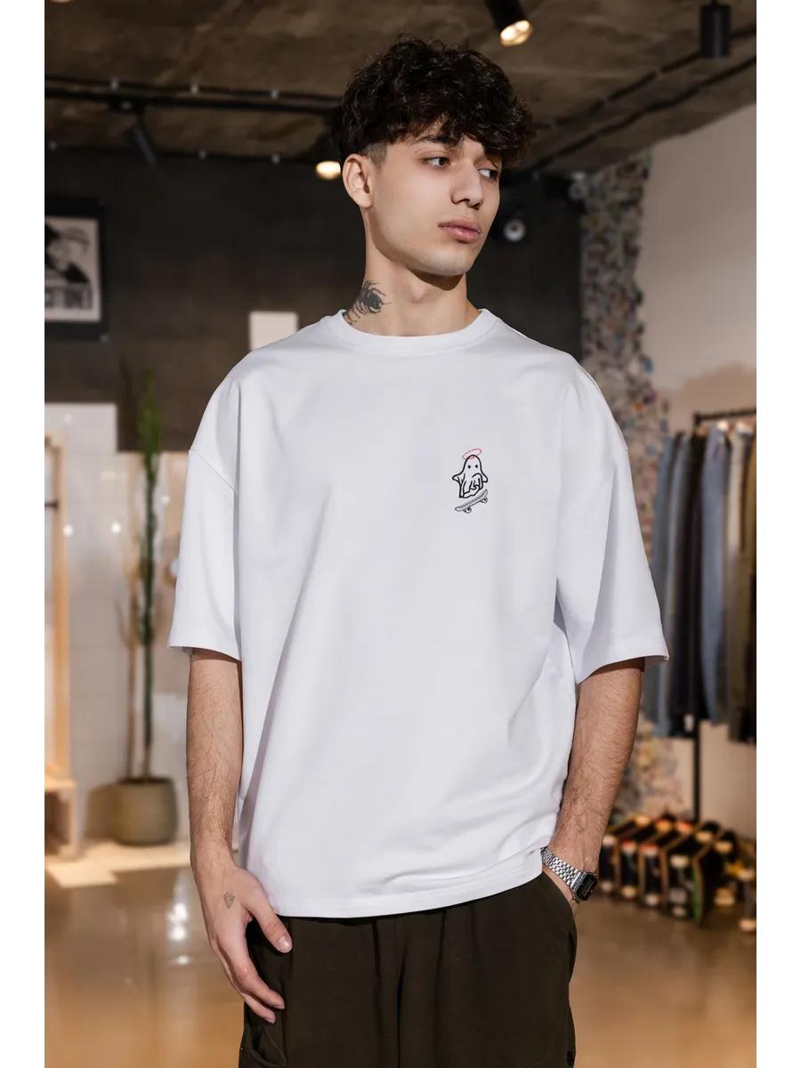 

Cotton T-shirt with Design Heroes print XL