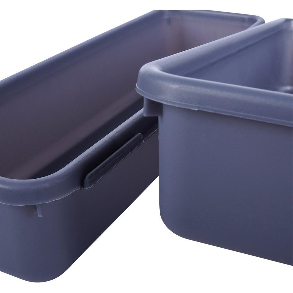 Graphite Modular Drawer Organizers 8-Pack
