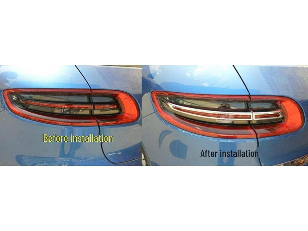 Porsche Macan & Cayenne Taillight Trim Cover for Exterior Modification.