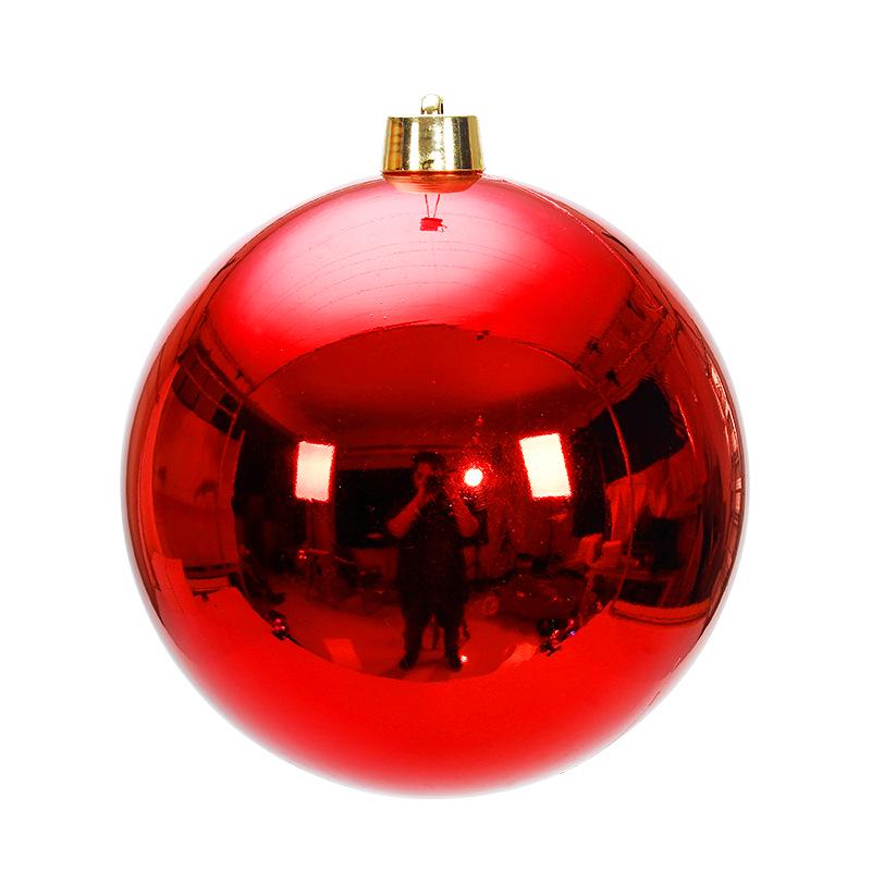 Large and Small Shiny Christmas Ball Tree Decorations