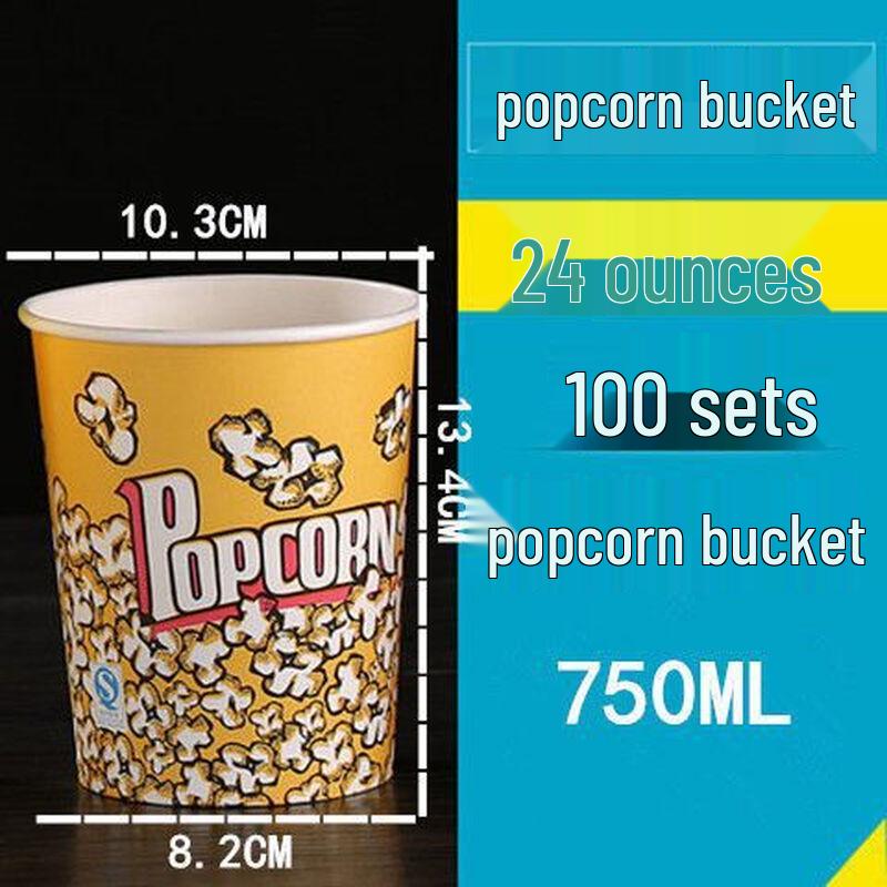 Disposable Cinema Popcorn Buckets