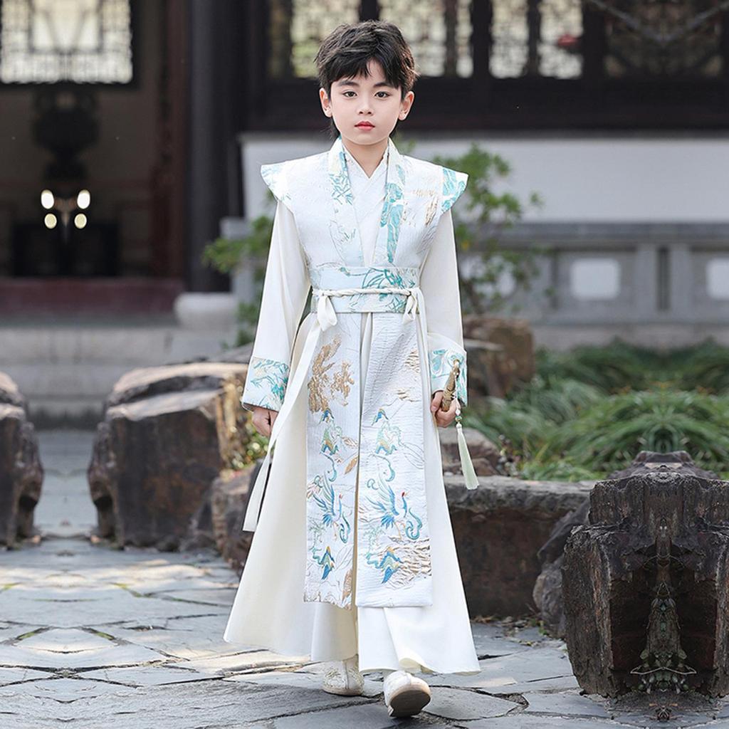 2026 Spring/Autumn Boys' Hanfu: Ancient Costume Tang Suit for Sinology and Performance
