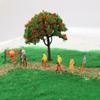 Colorful Plastic Miniature Figurine Models Set Of 100 In 1 To 200 Scale For Collectors