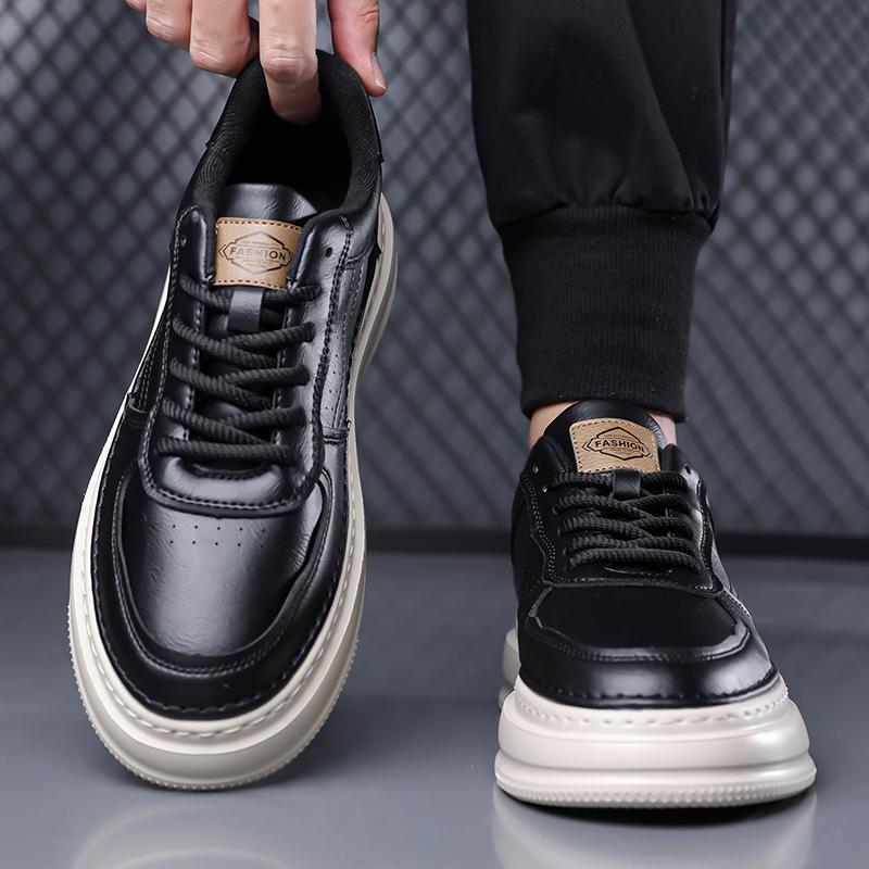Fashion Men Stylish Male Comfortable Walking Shoe Luxury Brand Men Casual Shoes New Arrival Mens Sneakers Leather Outdoor Skate Shoes