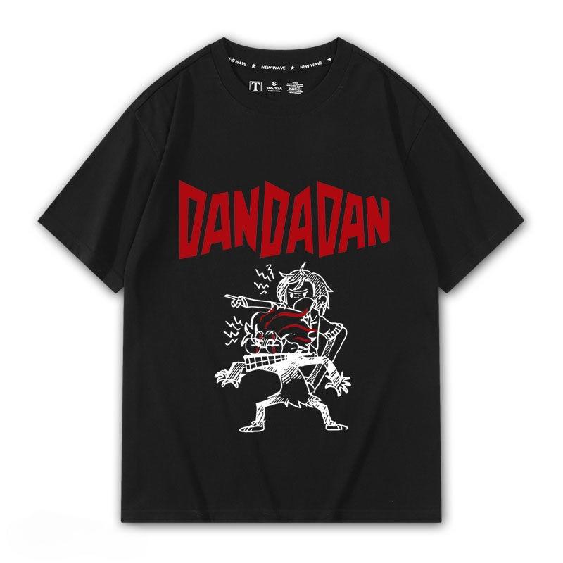 

Dandadan Graphic Print Autumn Pure Cotton Men s and Women s T-shirt Short Sleeve Street Fashion Trend Clothing Anime T-Shirt S