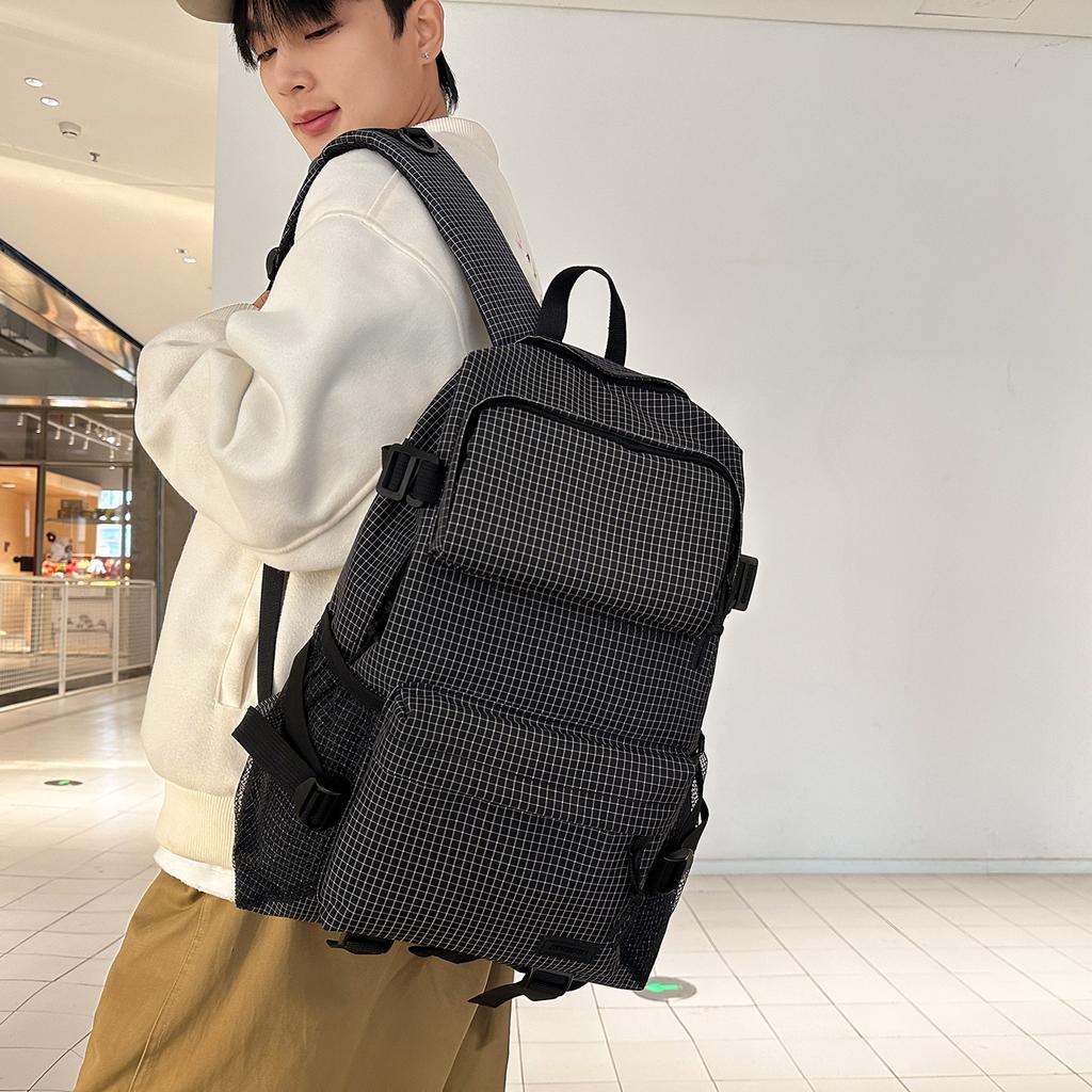 Backpack Men's and Women's Outdoor Travel Large Capacity Mountaineering Backpack Fashion Multifunctional Student Trend School Bag