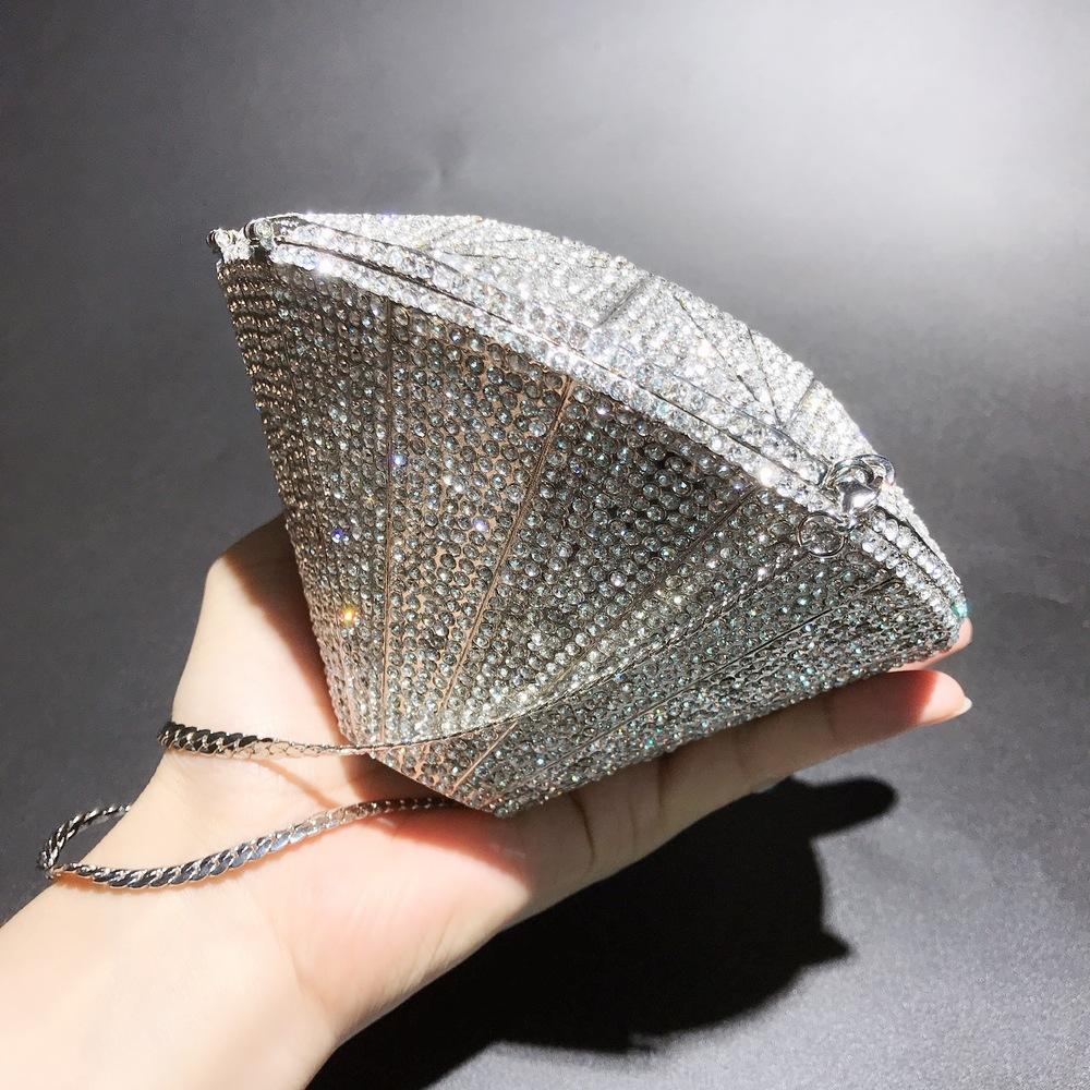 

Women Wedding clutch Purse Party Bag Luxury Rhinestone Evening Bags Ladies Chain Wristlets Bags Famale Soiree Clutch Bag