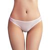 Women Sexy Sheer Seamless Panties Low Rise Underwear See Through Lace Thongs Ultra Thin Briefs