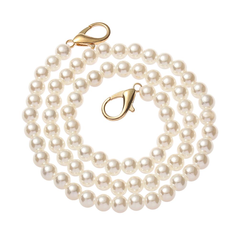 Fashion Shoulder Bag Straps Accessories Long Beaded Chain DIY purse Replacement Bags Handbag Handles Pearl Strap