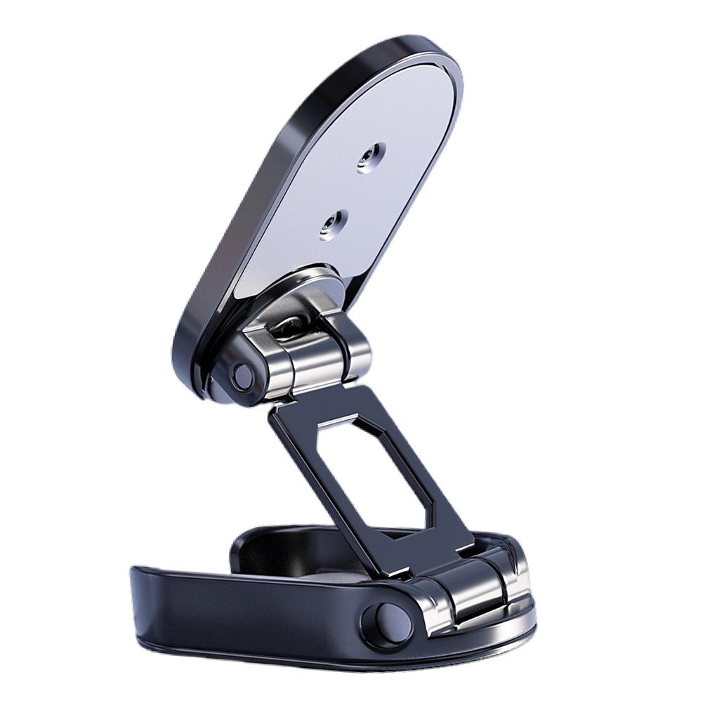

Magnetic Car Phone Holder Rotatable Folding GPS Support for Dashboard (Black)