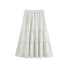 Women's French Polka Dot A-Line Midi Skirt