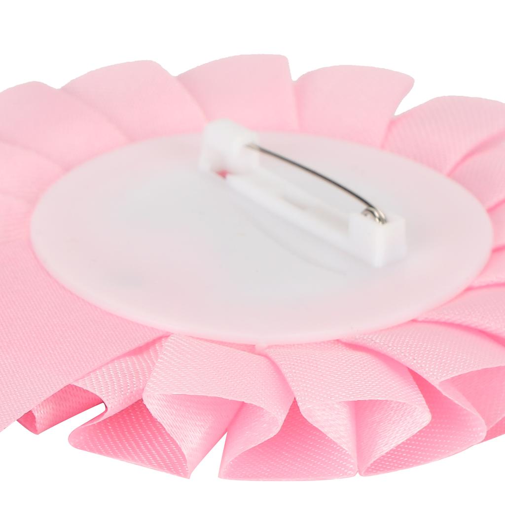 5Pcs Brooch Pin Ribbon Rosette Badge for Special Party Decoration Clothing