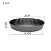 Fluted Pie Tart Pan Mold Baking Removable Bottom Nonstick Quiche Tool Rectangle Bakeware Template Dishes Cake Pans GYH