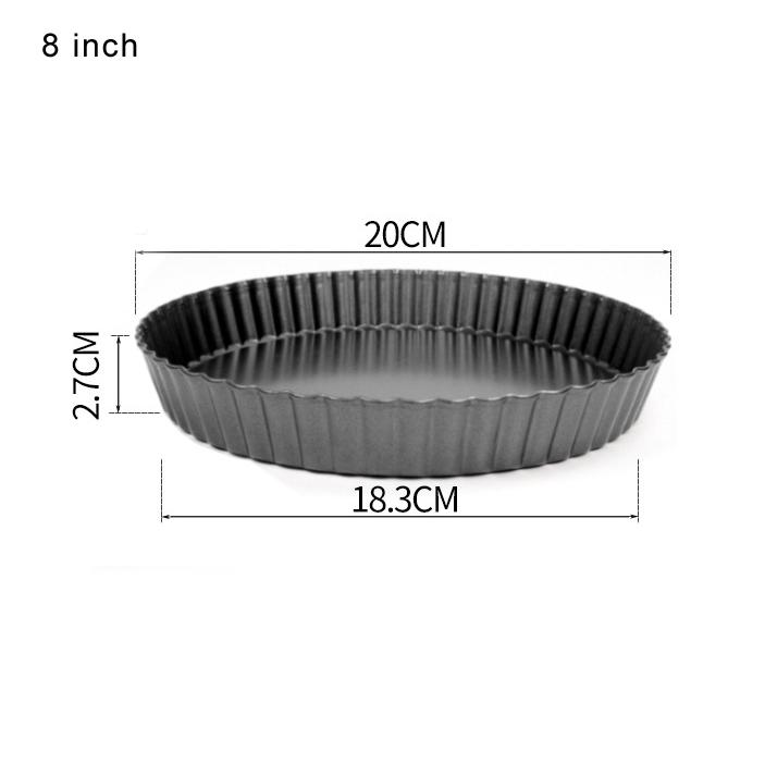 Fluted Pie Tart Pan Mold Baking Removable Bottom Nonstick Quiche Tool Rectangle Bakeware Template Dishes Cake Pans GYH