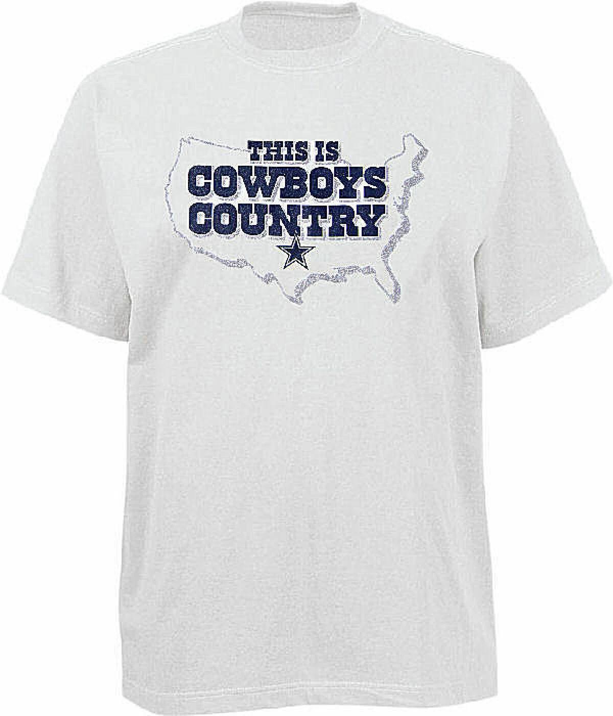 Dallas Cowboys County Short Sleeve T shirt (Small) XL