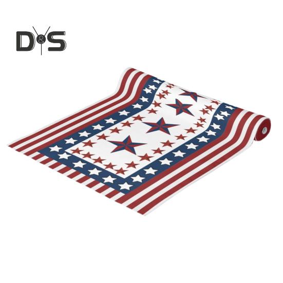 

Дорожка для стола 4 июля, узор в виде звезд и полос, дорожка для стола в стиле «День независимости», патриотическое украшение для Дня памяти, декор для домашнего кухонного обеденного стола S