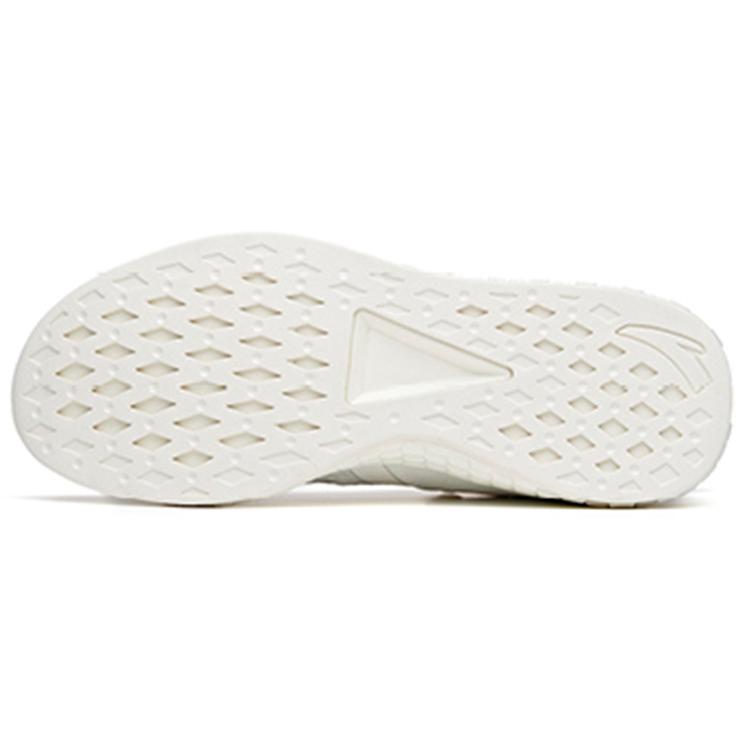 New Anta Running Collection Cushioning Anti-Slip Wear-Resistant Breathability Low-Top Running Shoes Women's White Purple 922125523-1