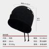 Hat Women's Autumn and Winter Pile Confinement Hat Big Head Circumference Knitted Wool Hat Warm Ear Protector Head Cold Hat