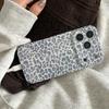 Lovely Pink Leopard Pattern Lens Protection Phone Case for IPhone 14 15 16 Pro Max Shockproof Cover for Iphone 17 Pro Air Case
