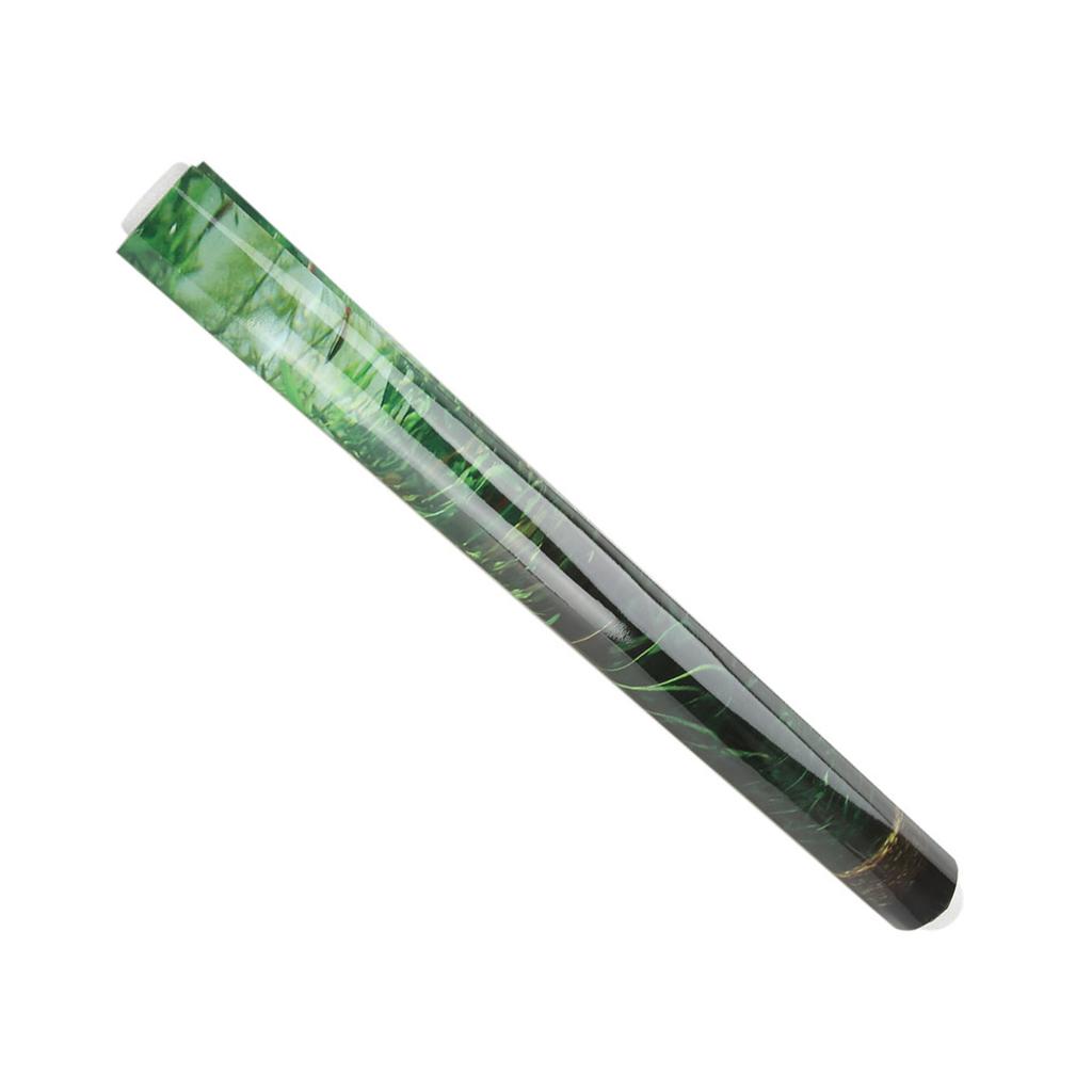 Water Grass Style Aquarium Fish Tank Background Poster PVC Adhesive Decor Paper (122*50cm)